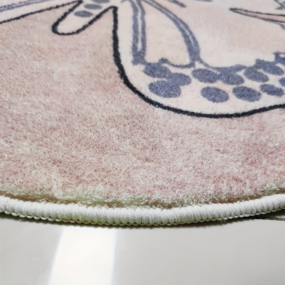 Large Pink Butterfly Play Mat Soft Washable Children Playmats Crawling Mat