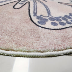 Large Pink Butterfly Play Mat Soft Washable Children Playmats Crawling Mat