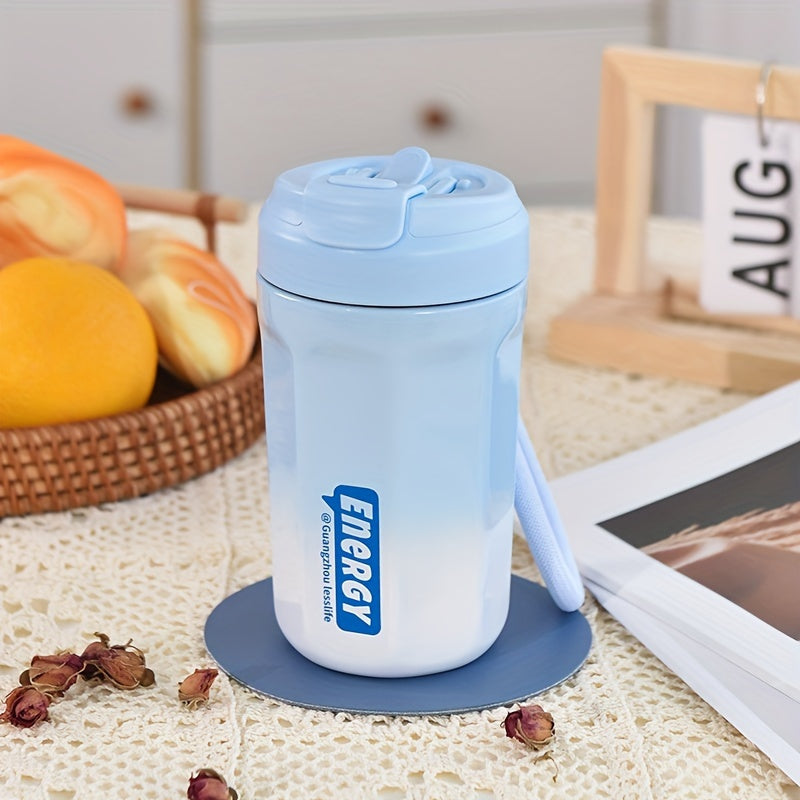 Stainless Steel Magnetic Tea Cup 380ML Gradient Insulated Water Bottle