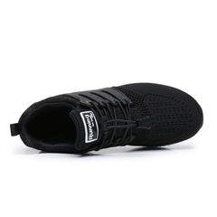 Men's Woven Knit Breathable Running Shoes Soft Sole Air Cushion Shoes