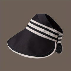 Adjustable Wide Brim Visor Hats Summer Sunscreen Cap