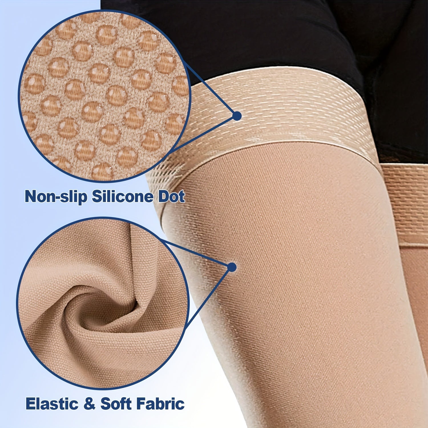 Size Up 15-20mmHg Anti-Thrombotic Compression Thigh Socks