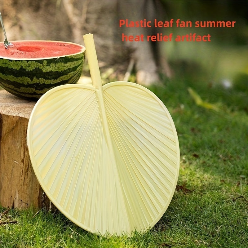 Retro Cattail Leaf Handheld Fan Old Fashioned Summer Portable Bamboo Fan