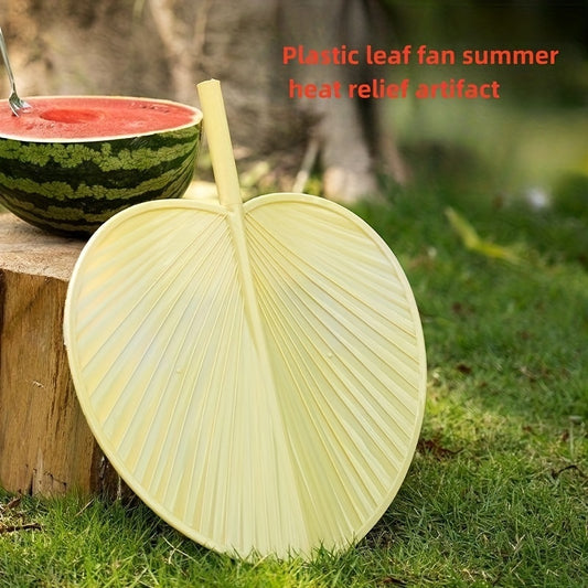 Retro Cattail Leaf Handheld Fan Old Fashioned Summer Portable Bamboo Fan