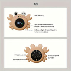 Digital Bath Thermometer Auto On Off MAYAPHILOS Safe Water Temperature Alert