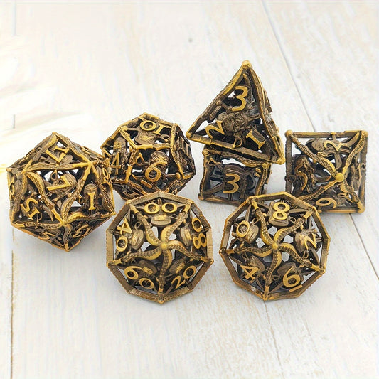 Dragonslayer Elemental Pirate Double Sword Elemental Dice Set 7pcs
