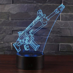 3D LED Night Light Desk Lamp Remote Control 16 Colors for Kids