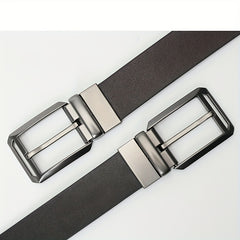 Men's Leather Needle Buckle Business Leisure Belt