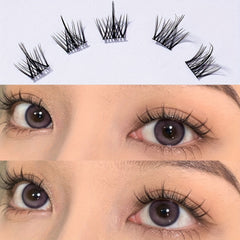 80 Clusters Lashes DIY Eyelash Extensions Volume Wispy Individual Lashes