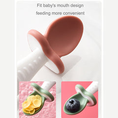 Silicone Spoon and Fork Set: Baby Utensil Set