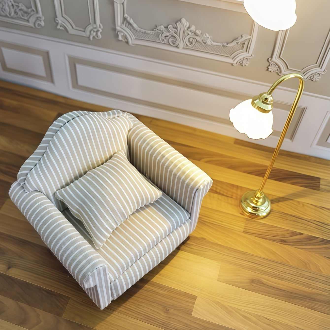 Mini Sofa with Pillow DIY Home Decor Small Sofa Set