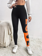Women's Love Printed Yoga Fitness Pants