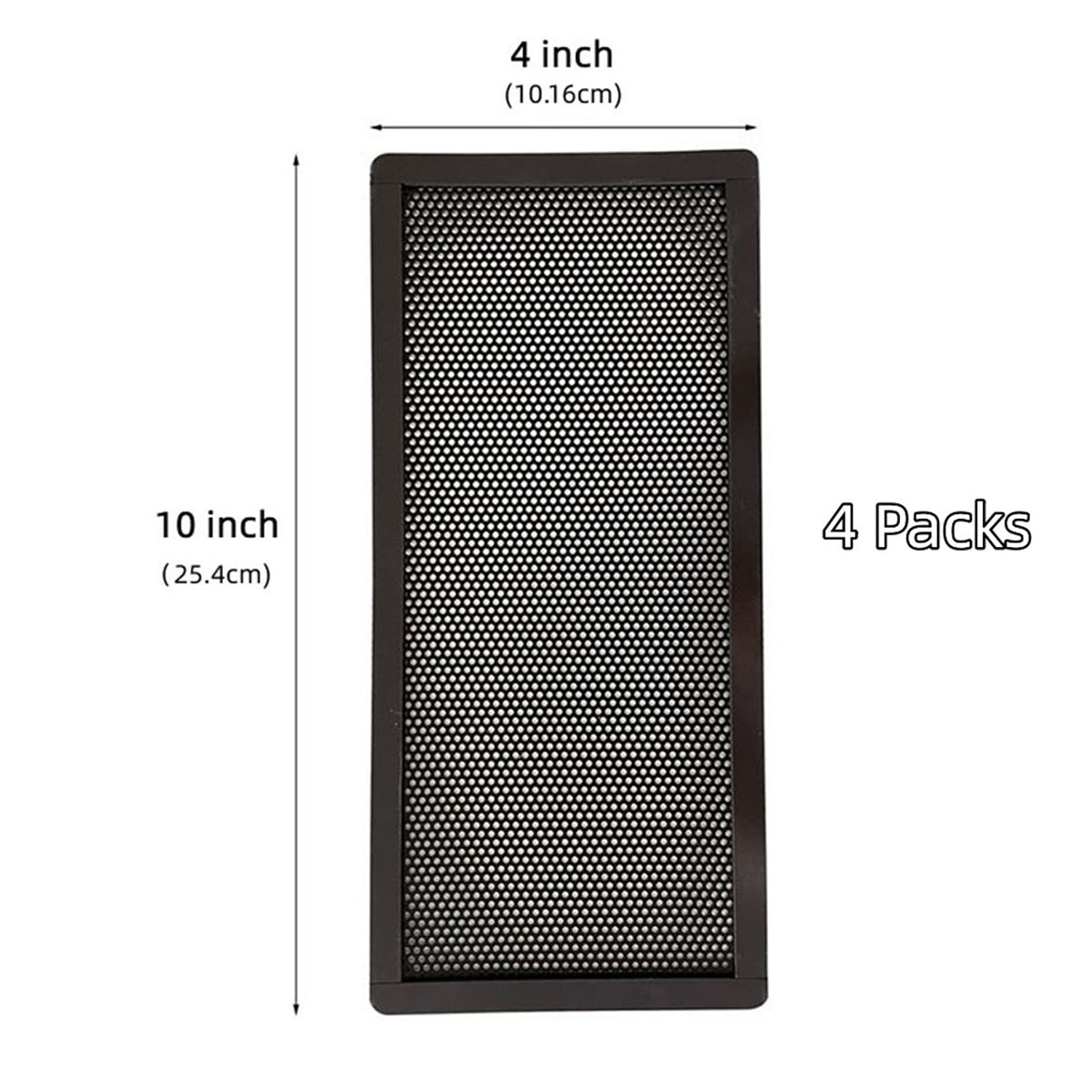 4pcs Magnetic Air Vent Filters for Wall Ceiling Floor Vents