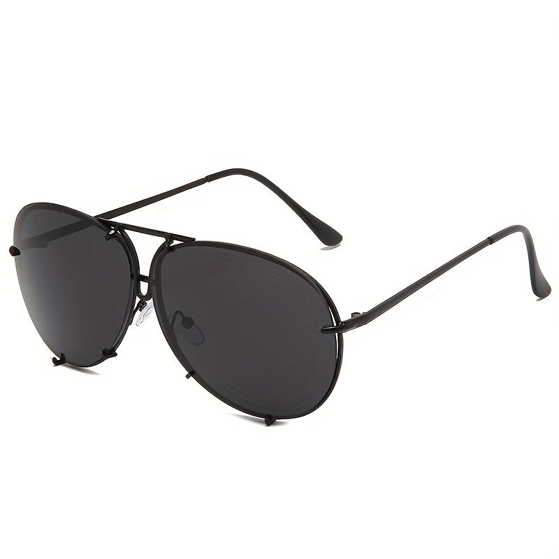 Men's Retro Sunglasses with Large Frame for Party Holiday
