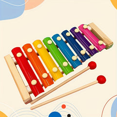 Baby Wooden Xylophone Toddler Educational Toys