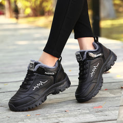 Women's Non slip Warm Hiking Sneakers Wear Resistant Snow Shoes
