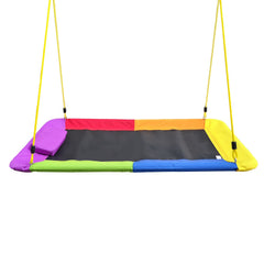 Kids Adult Swing Chair Outdoor Swing Bed Durable Rectangular