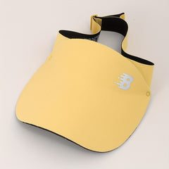 Ultra Light PU Leather Visor Hat Candy Waterproof Ponytail Sun Hat UV Protection