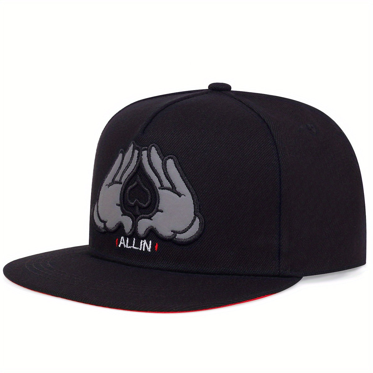 Peach Heart Baseball Cap Letter Embroidery Snapback Hat Unisex