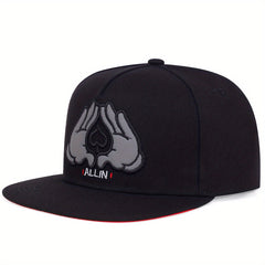 Peach Heart Baseball Cap Letter Embroidery Snapback Hat Unisex