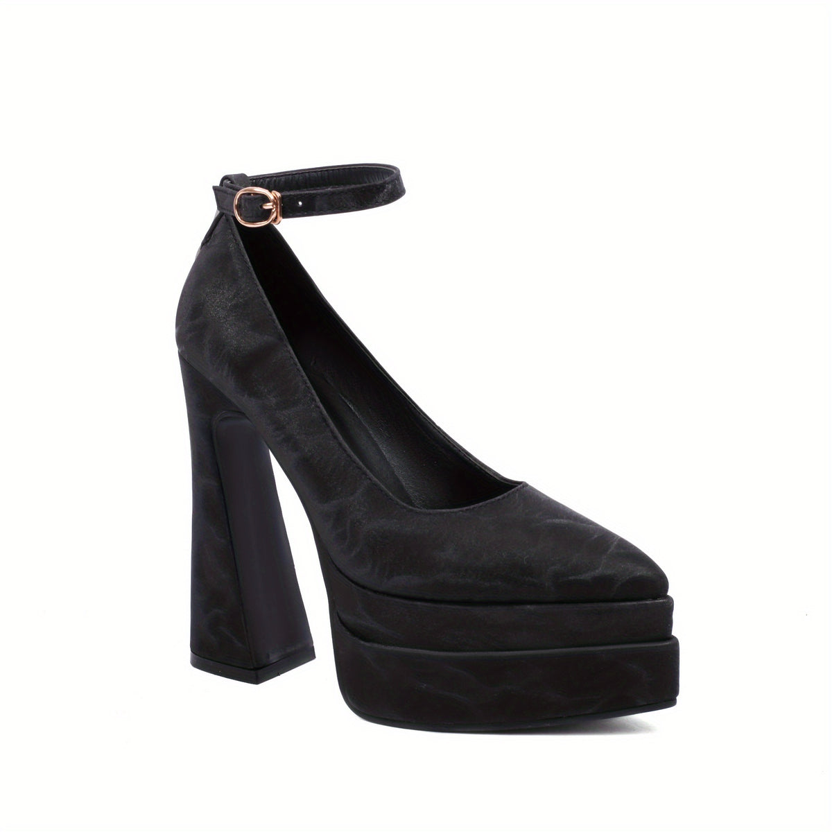 Women's Block Heel Pointed Toe Pumps