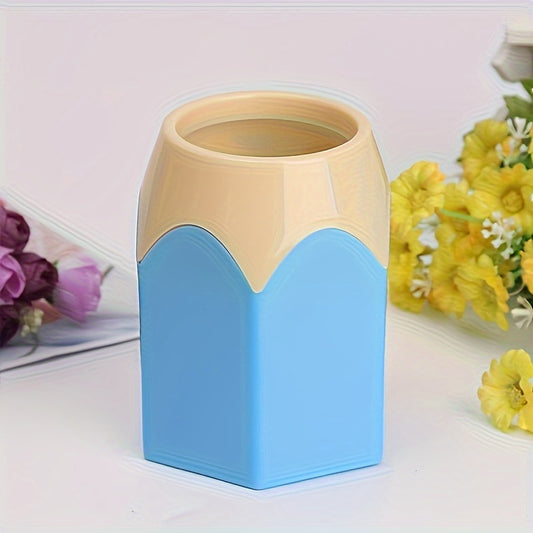 Creative Pencil Holder Stylish Desktop Storage Pen Styling Organizer Container