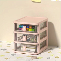 Kids Hair Accessory Storage Box with 3 Layers