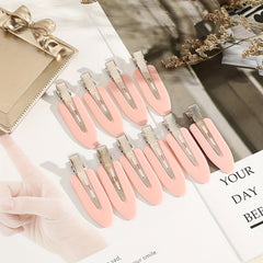 4pcs Seamless Hair Clips Bangs Barrette Hairpins