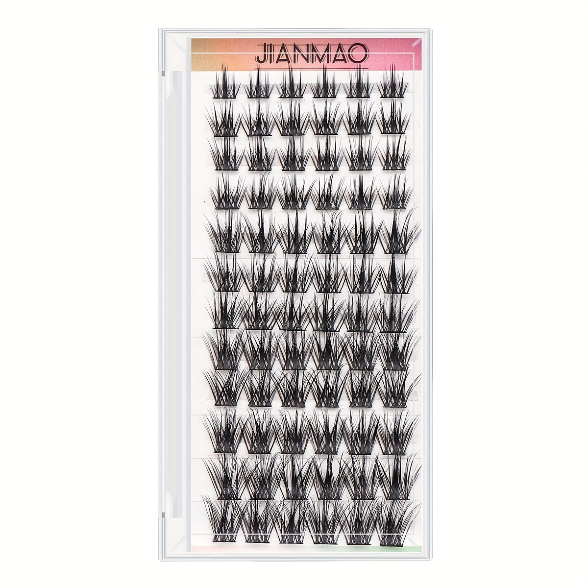 DIY Cluster Eyelashes C Curling 10mm 16mm Natural Cluster False Lashes