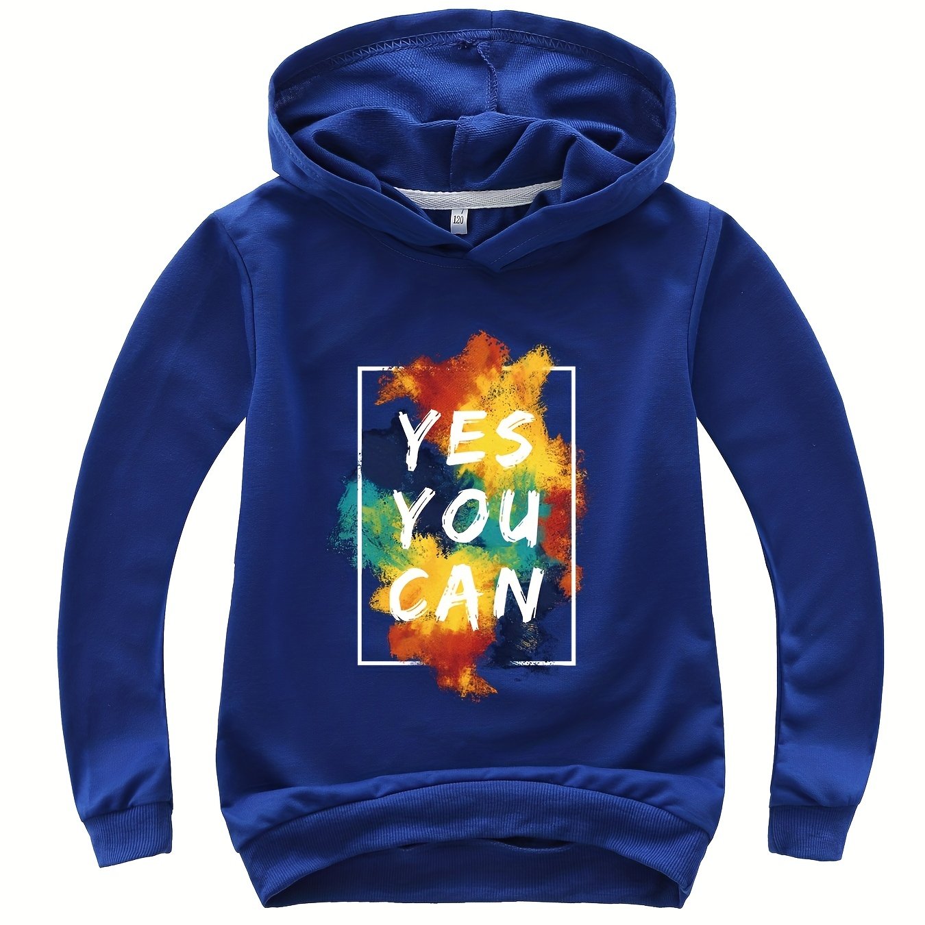 Cozy Letter Print Hoodie for Kids