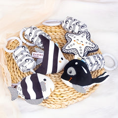 Newborn Stroller Pendant Toys Baby Bed Bells Marine Life Early Education Toys