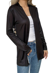  Moon & Sun Print Long Sleeve Cardigan