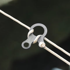 3 Holes Fast Knot Portable Outdoor Knotting Tool Camping Knotting Tool