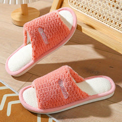 Women's Linen Slip-On Slippers Casual Comfort Shoes