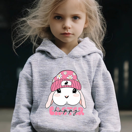 Winter Puppy Print Girls Outfits for Sports - 2pcs Set