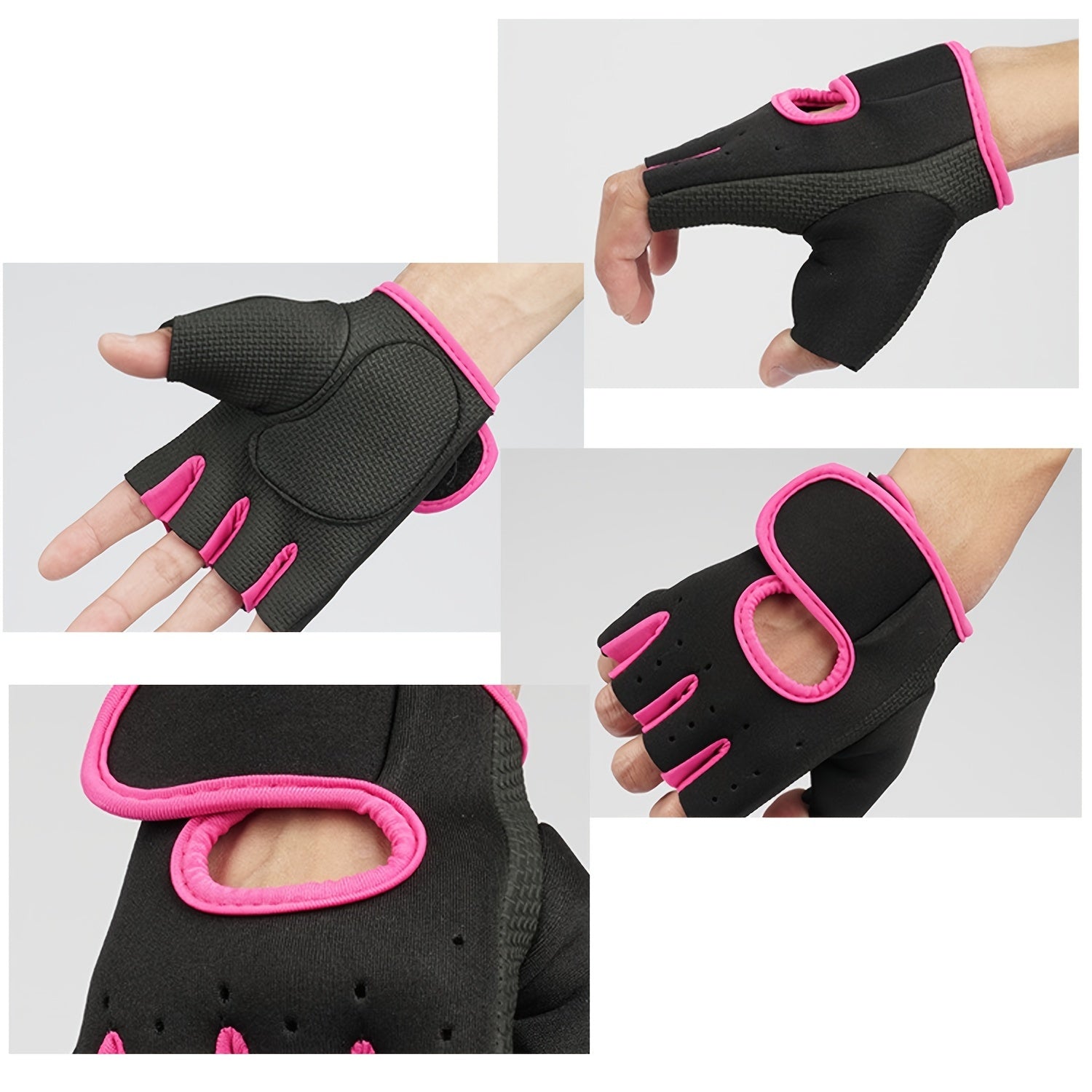 Stylish Women's Fingerless Workout Gloves