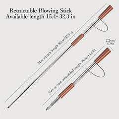 Retractable Fire Poker 04 Cm Extra Long Portable Campfire Poker