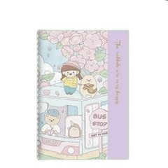 Summer Outing Cartoon A5 Notepad