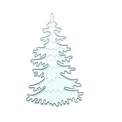 1pc Christmas Tree Embossed Mold Xmas Cutting Stencils Holiday Tools