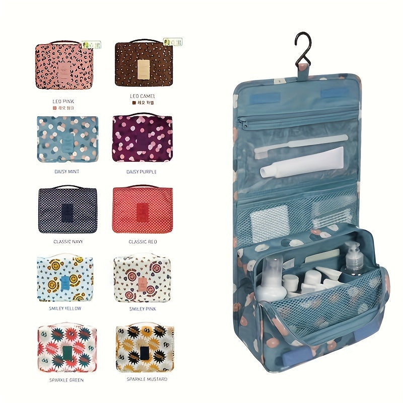 Large Capacity Travel Wash Bag with Hanging Hook