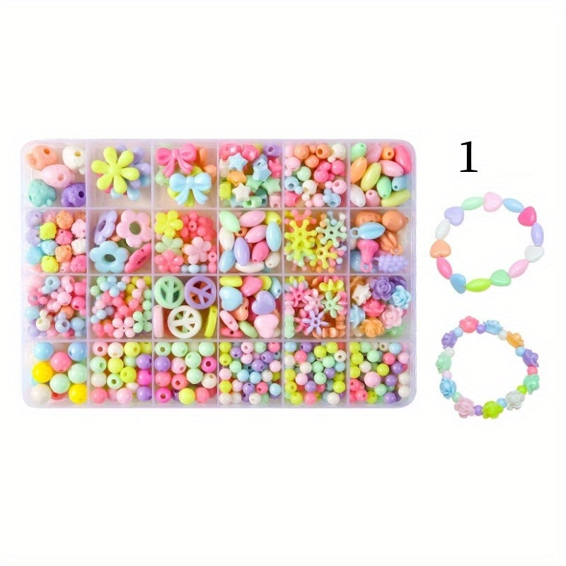 24 Grids DIY Accessory Kit Bead String Tools Girls' Craft Set