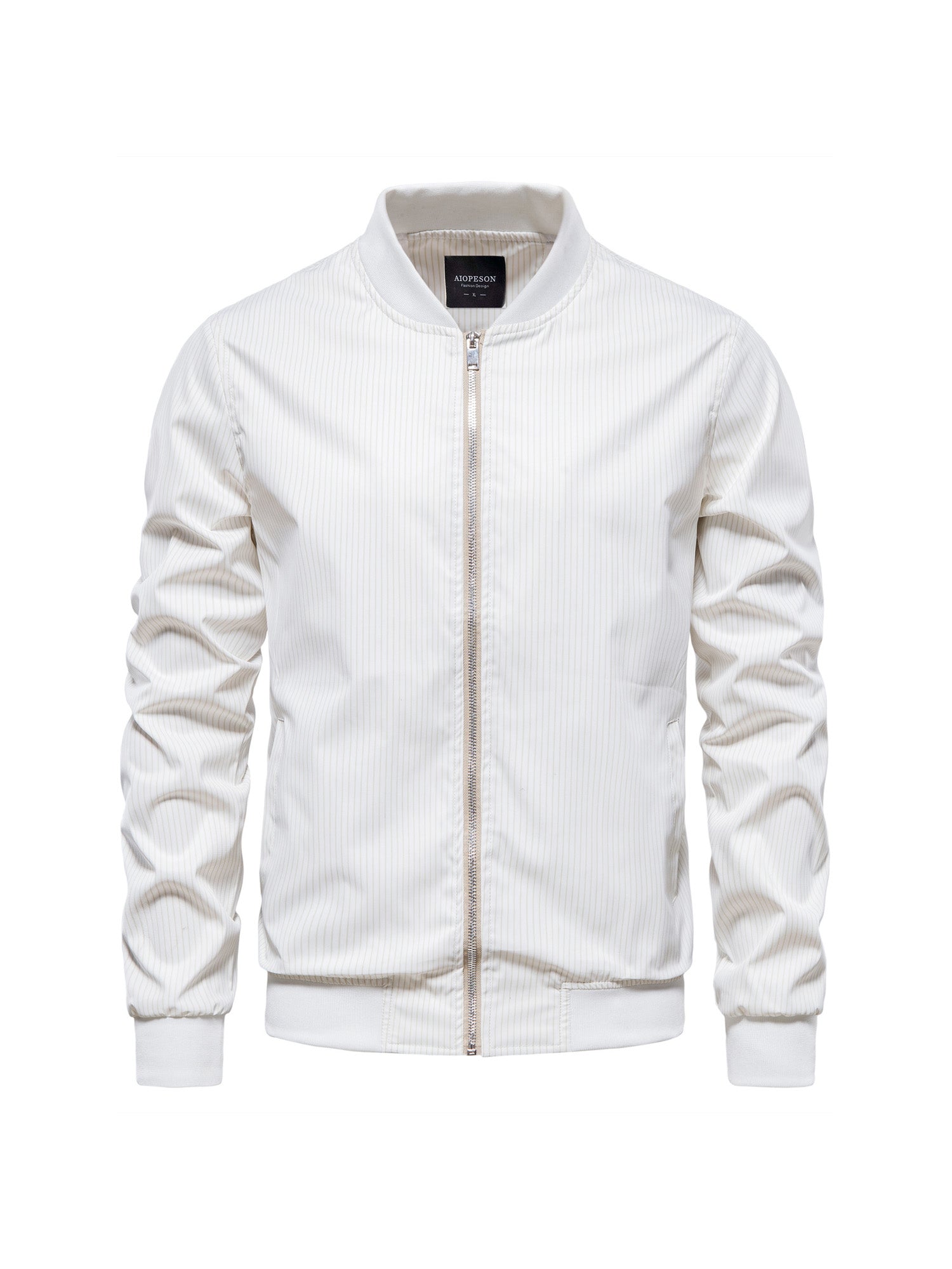 Men's Stand Collar Zipper Jacket Fall Winter
