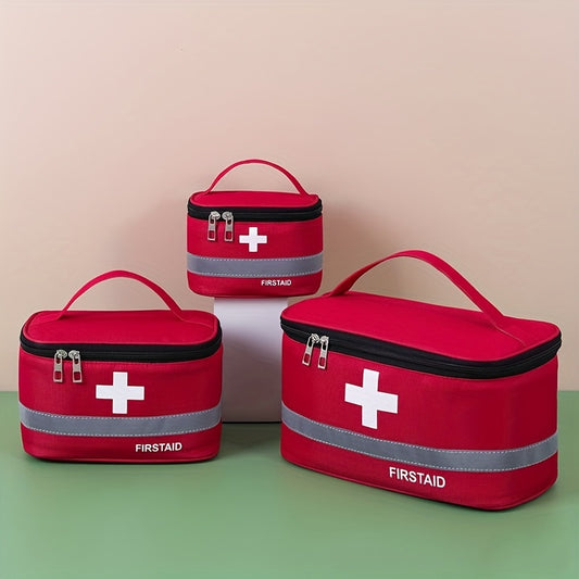 Durable Medical Kits Bag With Zipper Travel Drugs Storage Organizer