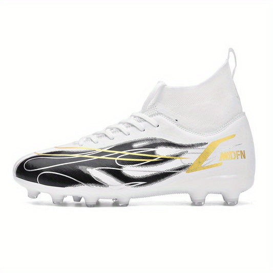 Women's High Top Soccer Cleats Non Slip Spike Shoes