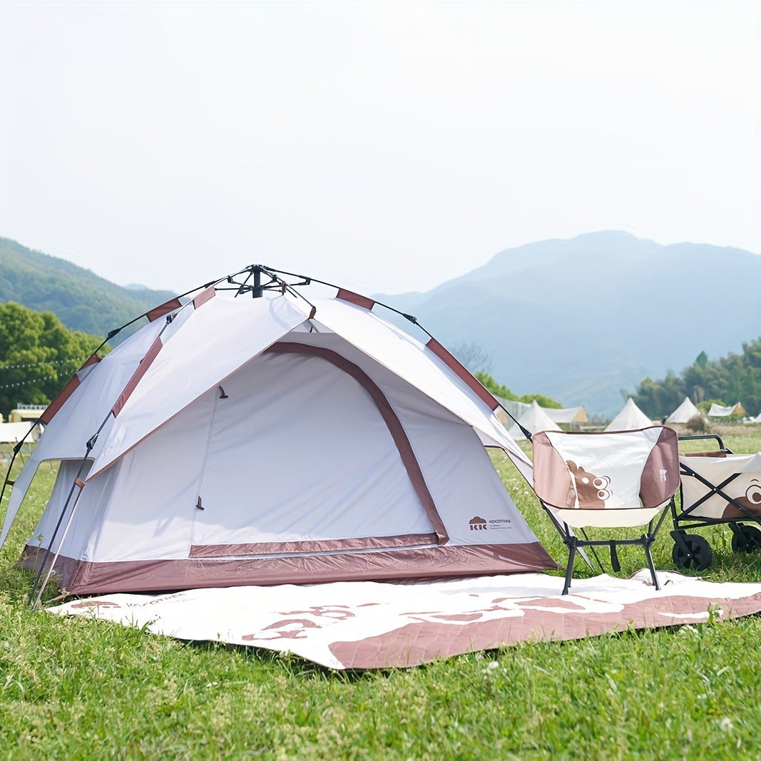 Portable Hydraulic Double Layer Tent for Camping