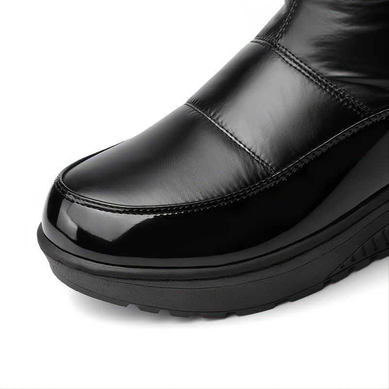 Bow Decor Thermal Lined Snow Boots Waterproof Non Slip Outdoor Warm