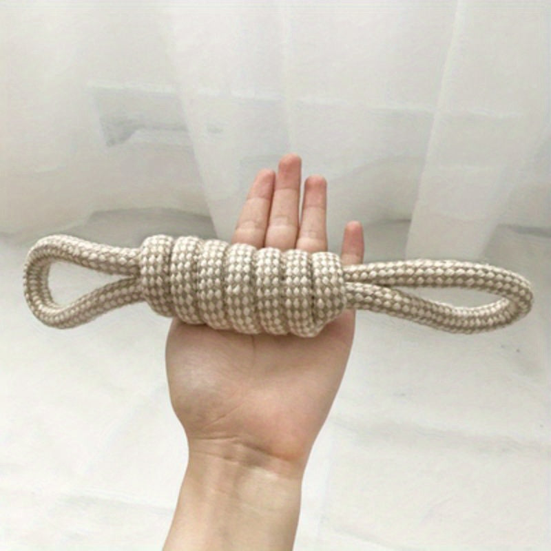 Durable Cat & Dog Teaser Toy Teeth Cleaning Star Wand Rope Knot