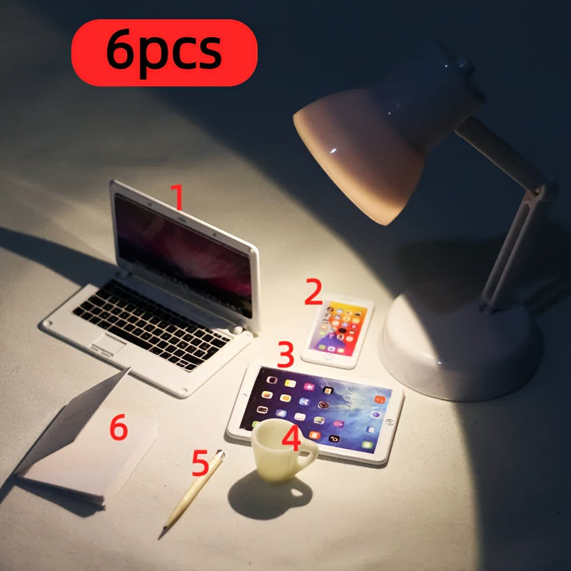 Dollhouse Phone & Tablet Set for Mini Scenes