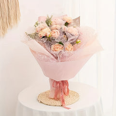 350cm Snow Dot Yarn Bouquet Packaging Gauze Curtain DIY Rose Wrap Tissue
