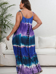  Tie Dye Maxi Cami Dress